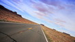 Desert Road to Monument Valley