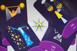 Colorful Tarot Cards