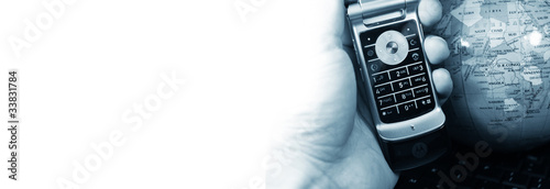 Photo: Global communication banner Global communication banner