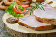 Brotzeit mit bayerischen Ripperln