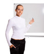 Photo: businesswoman making presentation businesswoman making presentation