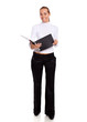 Photo: standing businesswoman standing businesswoman