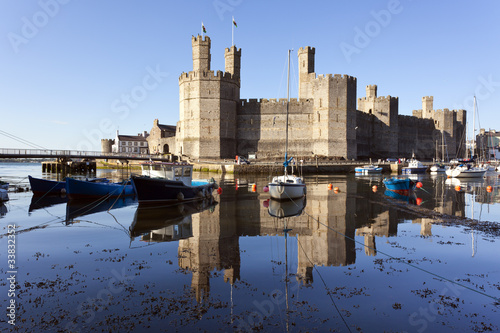 Photo: Caernarfon Castle, North Wales Caernarfon Castle, North Wales