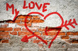 Wall with text