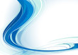 Blue whirlwind. Vector