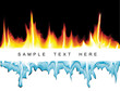 hot and cold background