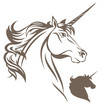 unicorn vector illustration