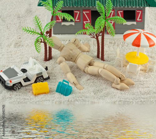 Photo: concept vacances tropicales concept vacances tropicales