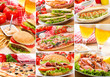 collage of different fast food products collage of different fast food products
