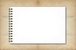 White book for painting, isolated on grunge background White book for painting, isolated on grunge background