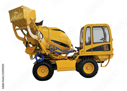 Photo: concrete mixer concrete mixer