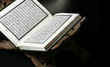 Closeup shot of the Koran