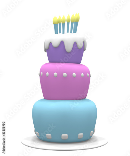Illustration: Pastel Cake Pastel Cake