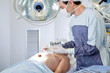 Surgeon performing operation