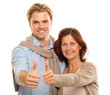 Photo: zufriedenheit mutter und sohn zufriedenheit mutter und sohn