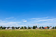 housing area in rural landscape near Munich