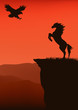 wild west theme vector background with place for your text
