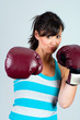 female boxer