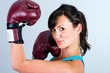 sexy female boxer