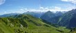 Panoramabild der Alpen