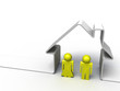 house and couple