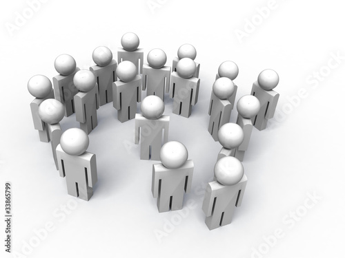 Illustration: 3d people 3d people