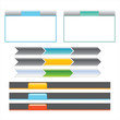Vector: Tabs, menu and Breadcrumbs for websites and applications Tabs, menu and Breadcrumbs for websites and applications