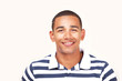Smiling latino man, horizontal portrait