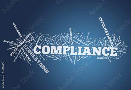 Illustration: Word Cloud "Compliance" Word Cloud "Compliance"