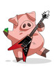 Maiale rock and roll