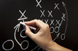 Foto: Man drawing a game strategy Man drawing a game strategy