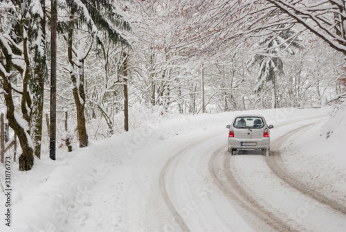 Photo: Traffic On A Winter Day Traffic On A Winter Day
