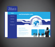 business people and world website background template business people and world website background template