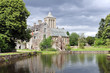 Historic abbey of lucerne in normandy france