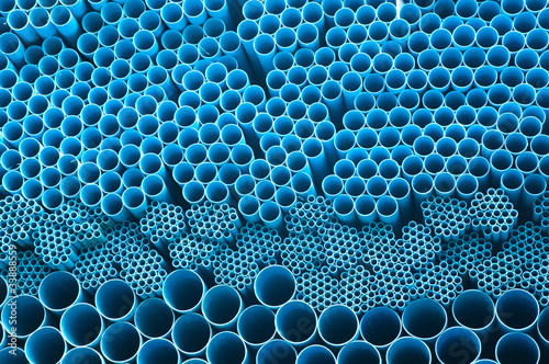 Photo: blue pvc pipe blue pvc pipe