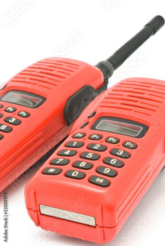 Photo: Red radio communication Red radio communication