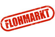Grunge Stempel rot FLOHMARKT