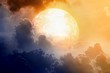 Photo en ligne au meilleur prix Dramatic sky with glowing planet