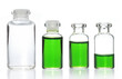 collection of Glass bottle isolated on white collection of Glass bottle isolated on white