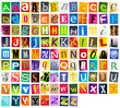 alphabet multicolore alphabet multicolore