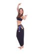 portrait of a beautiful belly dancer with long hair portrait of a beautiful belly dancer with long hair