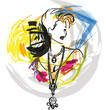 Woman illustration.