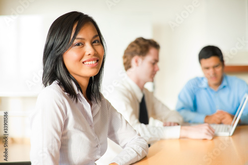 Photo: Attractive Asian Businesswoman Meeting Attractive Asian Businesswoman Meeting