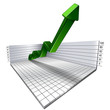Vector: graph arrow graph arrow