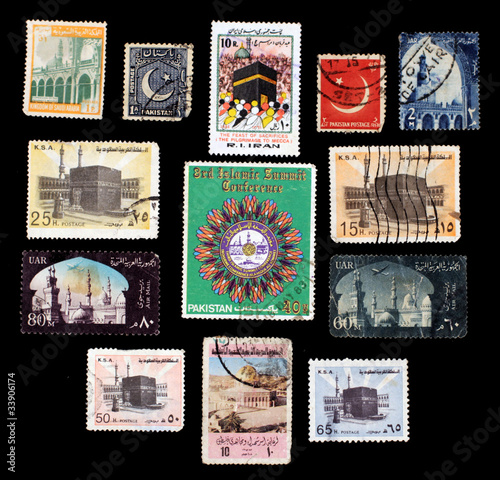 Photo: Islam on postal stamps, worldwide Islam on postal stamps, worldwide