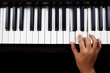 Playing piano