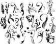 Abstract Art Of Flourish Elements Designs Abstract Art Of Flourish Elements Designs