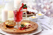 Hot wine cranberry punch