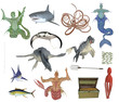 mermen and sea monster