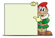 Garden Gnome Pointing